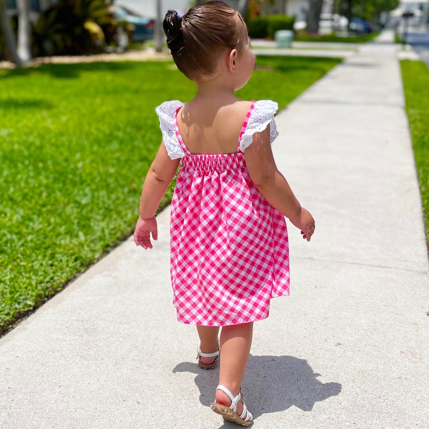 Girl's Gingham Dress