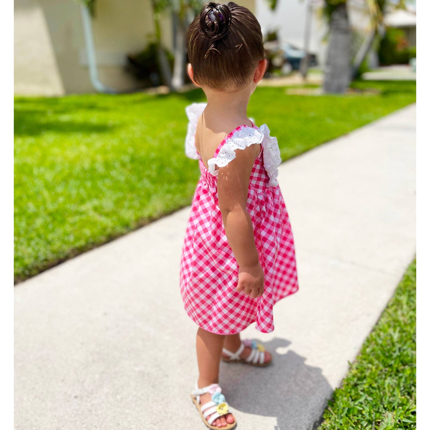 Girl's Gingham Dress