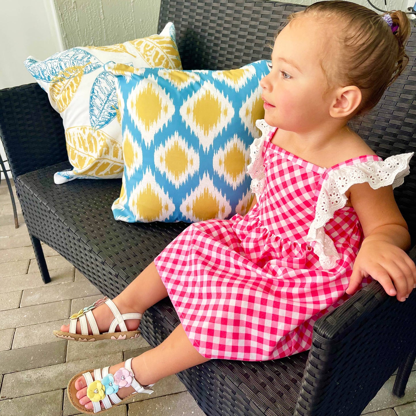 Girl's Gingham Dress